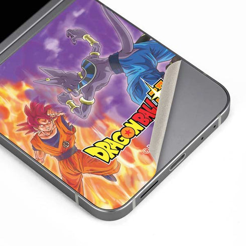 Dragon Ball Super Goku vs Beerus Galaxy Z Flip6 Skin