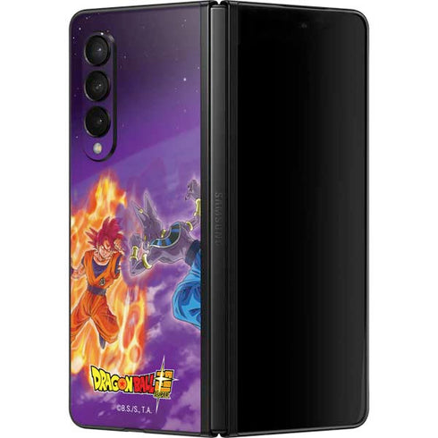 Dragon Ball Super Goku vs Beerus Galaxy Z Fold3 5G Skin