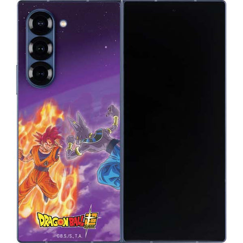 Dragon Ball Super Goku vs Beerus Galaxy Z Fold6 Skin