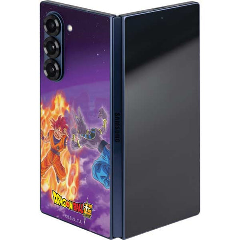 Dragon Ball Super Goku vs Beerus Galaxy Z Fold6 Skin