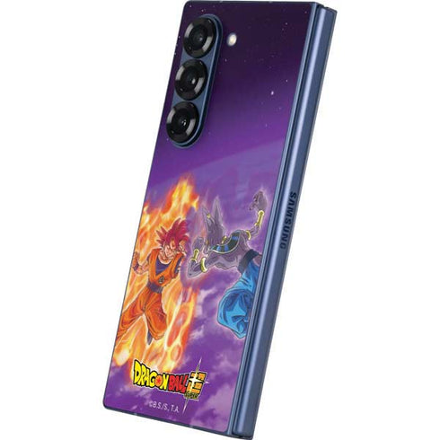 Dragon Ball Super Goku vs Beerus Galaxy Z Fold6 Skin