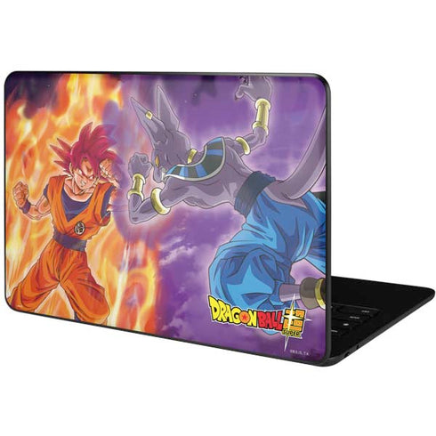 Dragon Ball Super Goku vs Beerus Google Pixelbook Go Skin