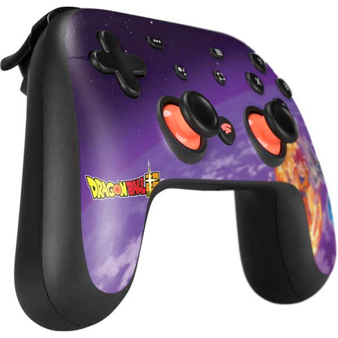 Dragon Ball Super Goku vs Beerus Google Stadia Controller Skin