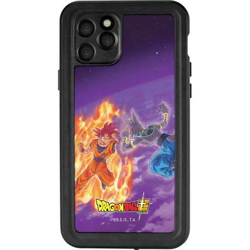 Dragon Ball Super Goku vs Beerus iPhone 11 Pro Waterproof Case