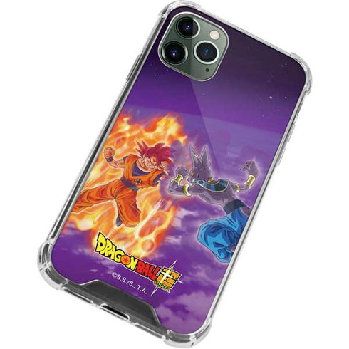 Dragon Ball Super Goku vs Beerus iPhone 12 Pro Max Clear Case