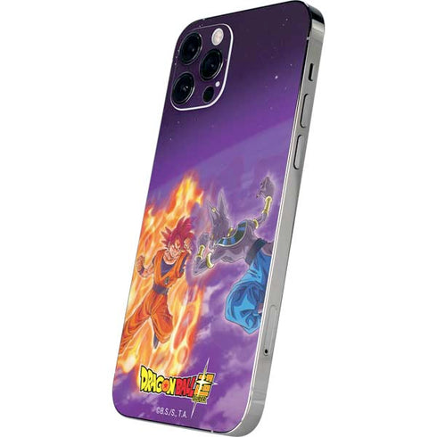 Dragon Ball Super Goku vs Beerus iPhone 12 Pro Skin