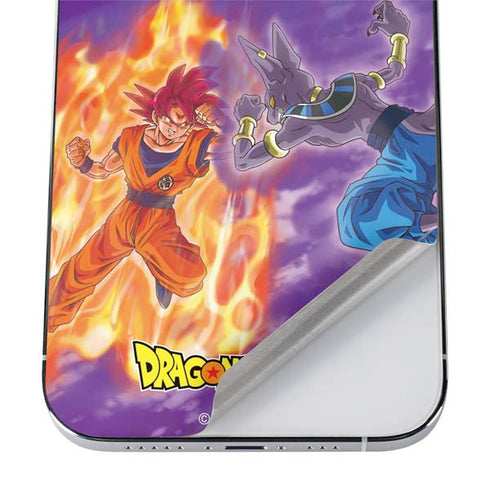 Dragon Ball Super Goku vs Beerus iPhone 12 Pro Skin