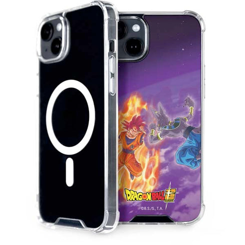 Dragon Ball Super Goku vs Beerus iPhone 15 MagSafe Case