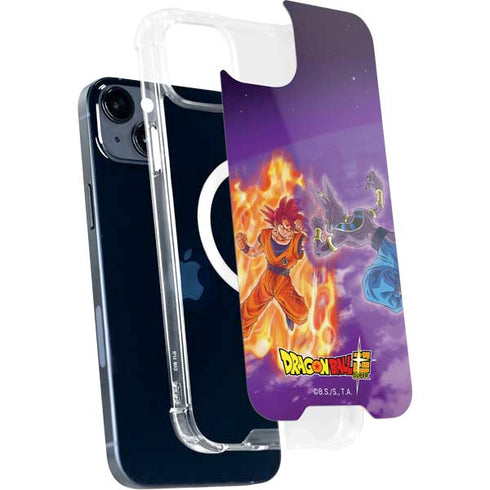 Dragon Ball Super Goku vs Beerus iPhone 15 MagSafe Case