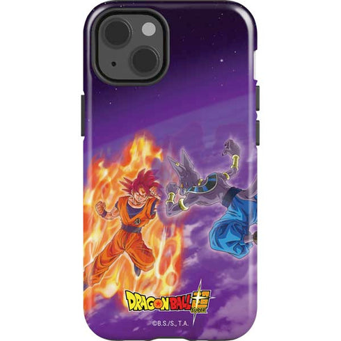 Dragon Ball Super Goku vs Beerus iPhone 15 Plus Impact Case