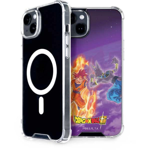 Dragon Ball Super Goku vs Beerus iPhone 15 Plus MagSafe Case