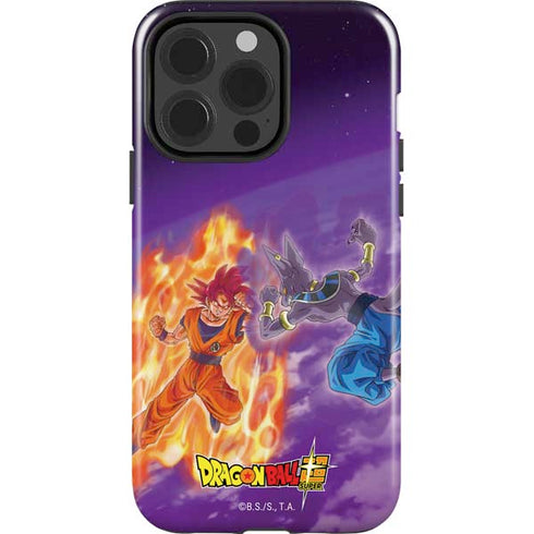 Dragon Ball Super Goku vs Beerus iPhone 15 Pro Impact Case
