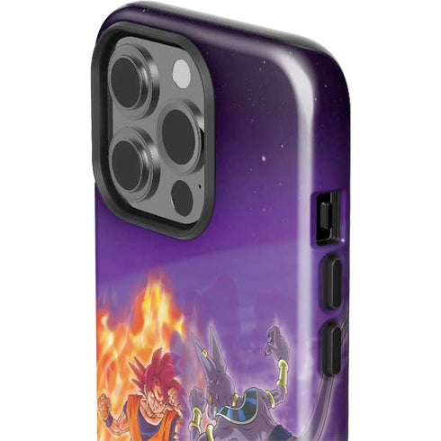 Dragon Ball Super Goku vs Beerus iPhone 15 Pro Impact Case