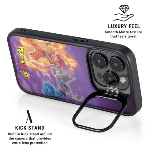Dragon Ball Super Goku vs Beerus iPhone 15 Pro Max Kickstand Case
