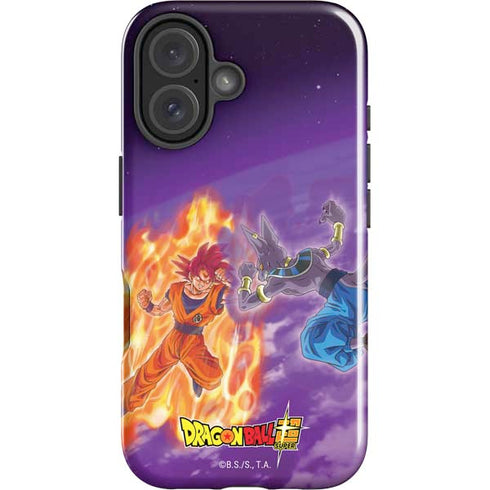 Dragon Ball Super Goku vs Beerus iPhone 16 Plus Impact Case