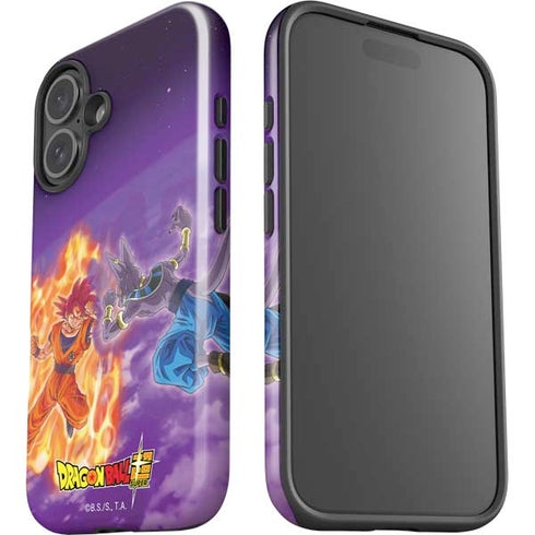 Dragon Ball Super Goku vs Beerus iPhone 16 Plus Impact Case