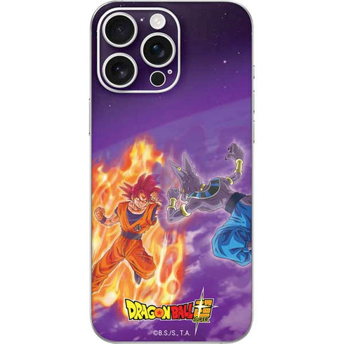 Dragon Ball Super Goku vs Beerus iPhone 16 Pro Max Skin