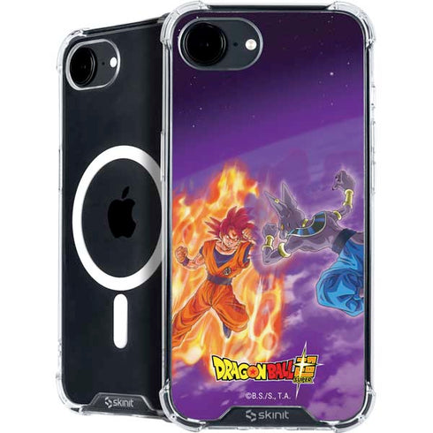 Dragon Ball Super Goku vs Beerus iPhone 16e MagSafe Case
