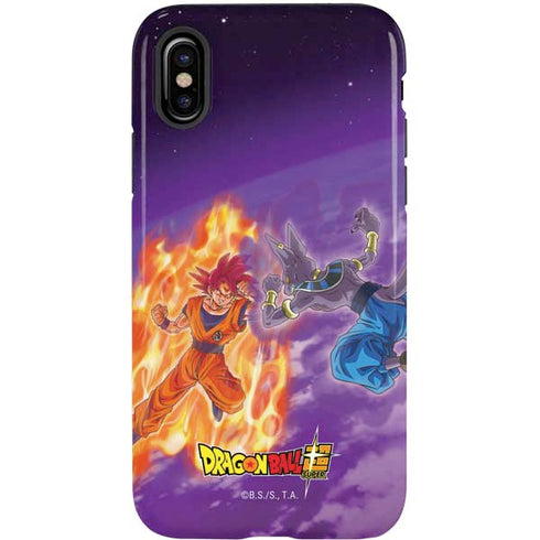 Dragon Ball Super Goku vs Beerus iPhone X Pro Case