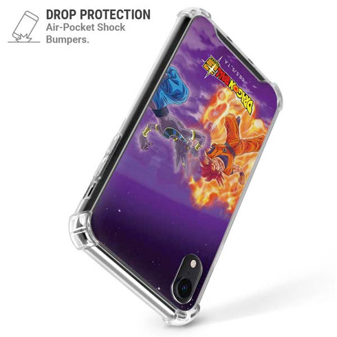 Dragon Ball Super Goku vs Beerus iPhone XR Clear Case
