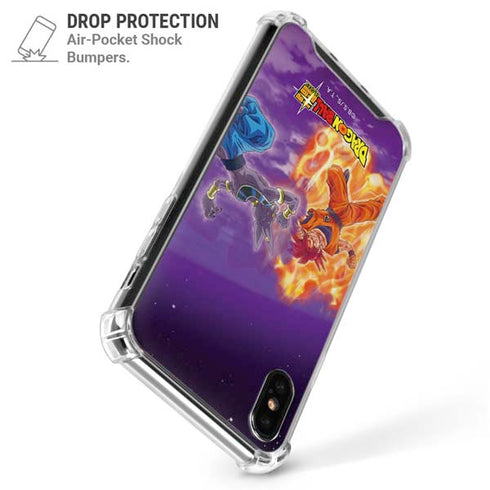 Dragon Ball Super Goku vs Beerus iPhone XS Max Clear Case