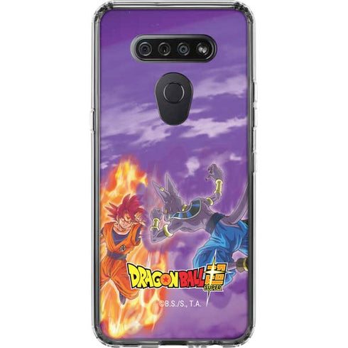 Dragon Ball Super Goku vs Beerus LG K51/Q51 Clear Case