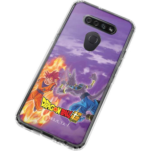 Dragon Ball Super Goku vs Beerus LG K51/Q51 Clear Case