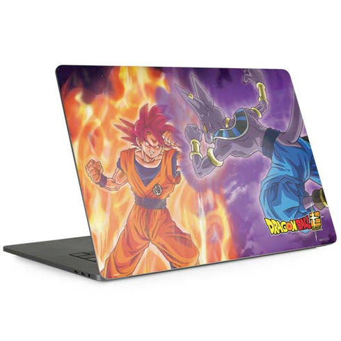 Dragon Ball Super Goku vs Beerus Apple MacBook Pro 15-inch Skin