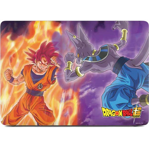 Dragon Ball Super Goku vs Beerus Apple MacBook Pro 16-inch Skin