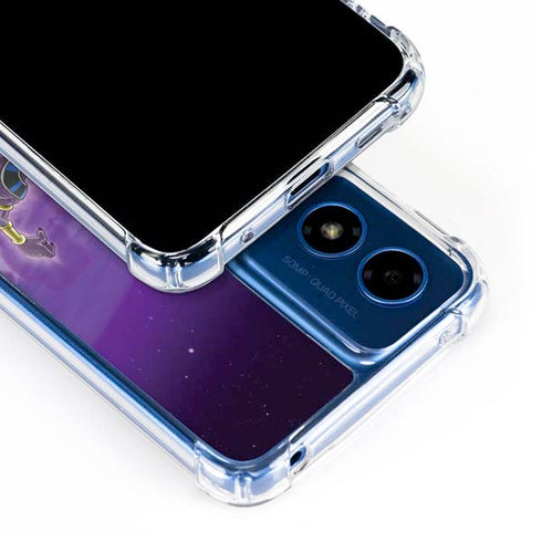 Dragon Ball Super Goku vs Beerus Moto G 5G (2024) Clear Case