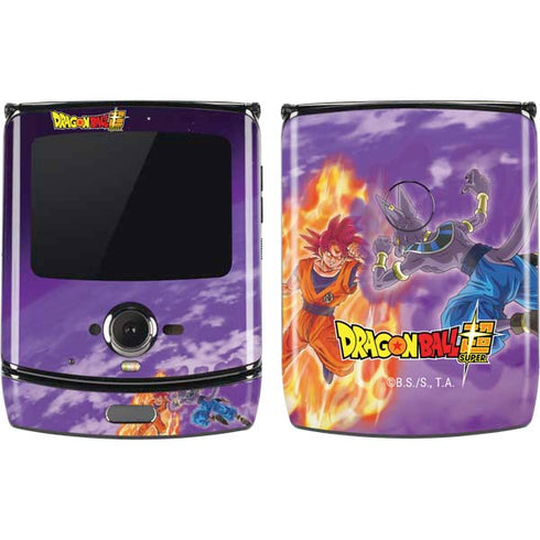 Dragon Ball Super Goku vs Beerus Motorola RAZR Skin