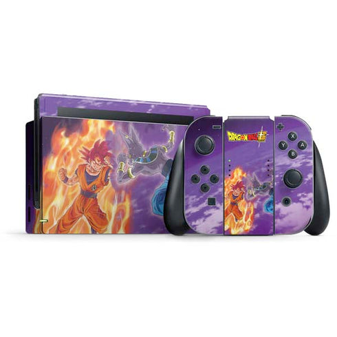 Dragon Ball Super Goku vs Beerus Nintendo Switch Bundle Skin