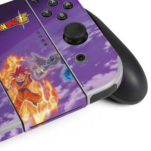 Dragon Ball Super Goku vs Beerus Nintendo Switch OLED (2021) Skin