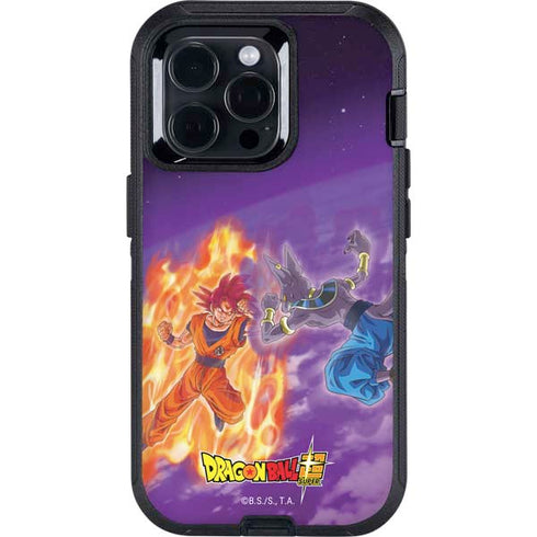 Dragon Ball Super Goku vs Beerus Otterbox Defender iPhone Skin