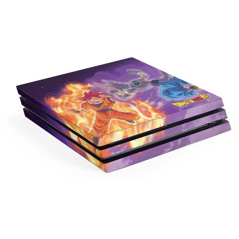 Dragon Ball Super Goku vs Beerus PS4 Pro Console Skin