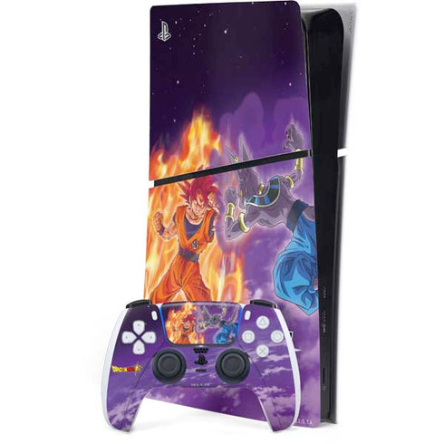 Dragon Ball Super Goku vs Beerus PlayStation PS5 Skins