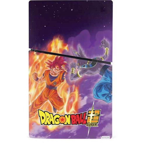 Dragon Ball Super Goku vs Beerus PS5 Slim Digital Edition Console Skin
