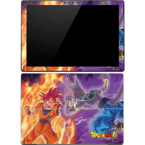 Dragon Ball Super Goku vs Beerus Surface Pro 4 Skin