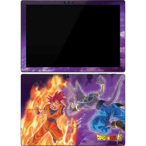 Dragon Ball Super Goku vs Beerus Surface Pro 7 Skin