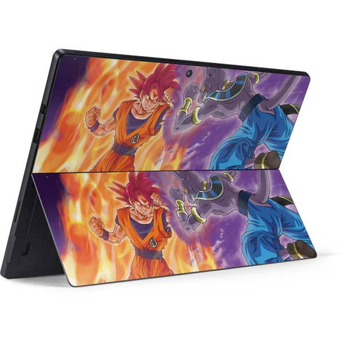 Dragon Ball Super Goku vs Beerus Surface Pro 7 Skin