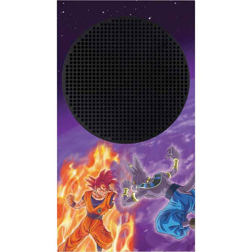 Dragon Ball Super Goku vs Beerus Xbox Series S Console Skin