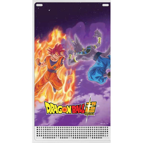 Dragon Ball Super Goku vs Beerus Xbox Series S Console Skin
