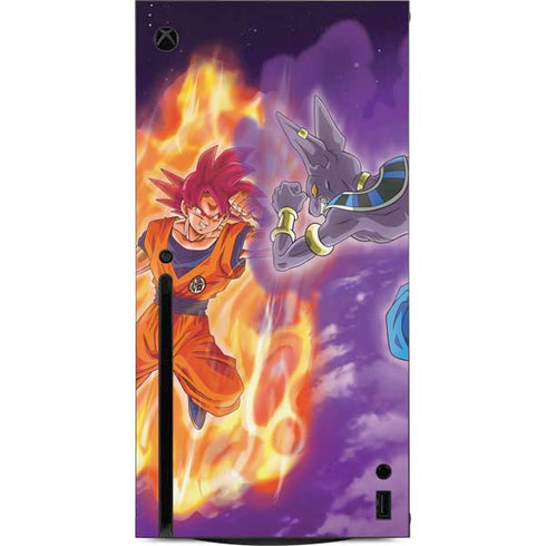 Dragon Ball Super Goku vs Beerus Xbox Series X Console Skin