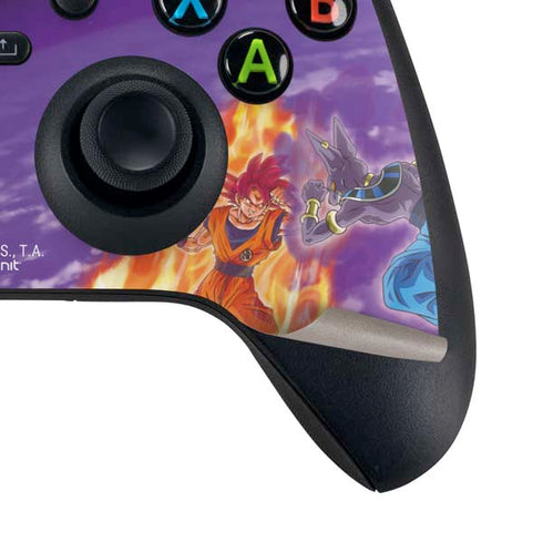 Dragon Ball Super Goku vs Beerus Xbox Series X Controller Skin
