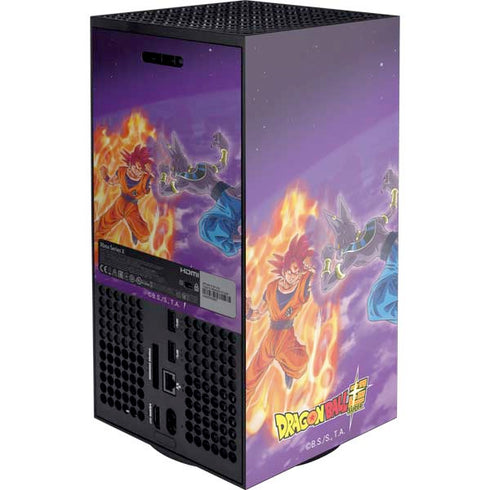Dragon Ball Super Goku vs Beerus XBox Series X Digital Edition Console Skin