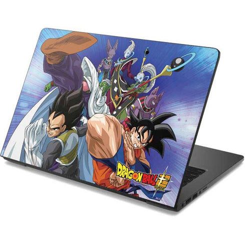 Dragon Ball Super Group Dell Chromebook Skin