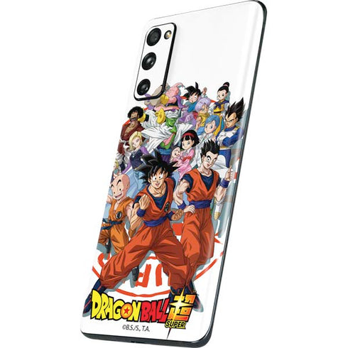 Dragon Ball Super Group Galaxy S20 Fan Edition Skin