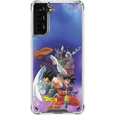Dragon Ball Super Group Galaxy S21 Plus 5G Clear Case