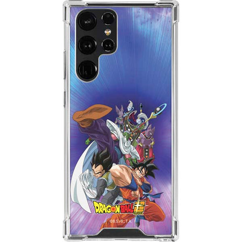 Dragon Ball Super Group Galaxy S22 Ultra Clear Case