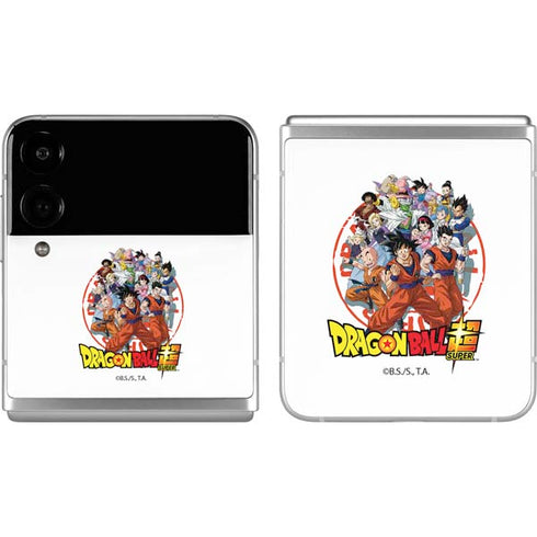 Dragon Ball Super Group Galaxy Z Flip4 5G Skin
